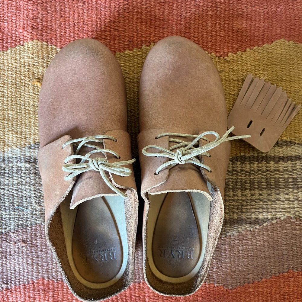 Bryr Zoe Platform clogs with kiltie